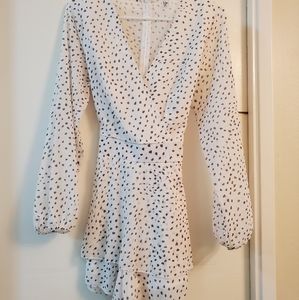 Long sleeve shorts romper
